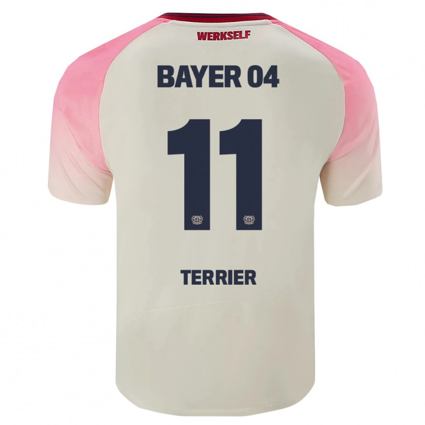 Danxen Barn Martin Terrier #11 Rosa Off-White Bortetrøye Drakt Trøye 2025/26 Skjorter T-Skjorte