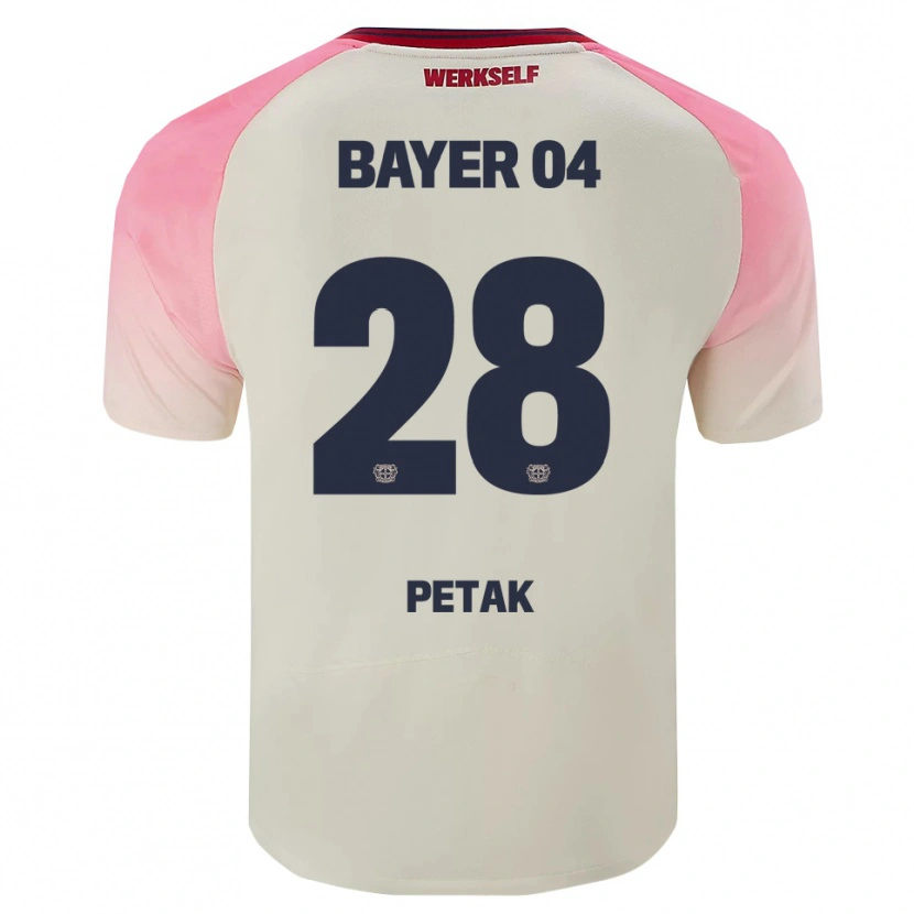 Danxen Barn Raoul Petak #28 Rosa Off-White Bortetrøye Drakt Trøye 2025/26 Skjorter T-Skjorte