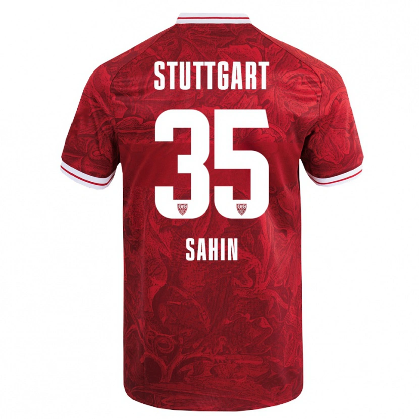 Danxen Barn Mehmet Sahin #35 Rød Svart Bortetrøye Drakt Trøye 2025/26 Skjorter T-Skjorte
