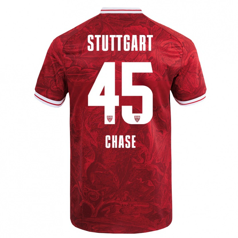 Danxen Barn Anrie Chase #45 Rød Svart Bortetrøye Drakt Trøye 2025/26 Skjorter T-Skjorte