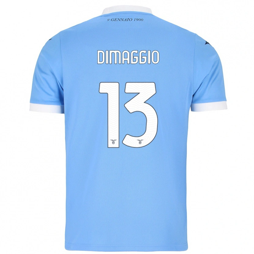 Danxen Mann Cosimo Dimaggio #13 Lyseblå Hvit Hjemmetrøye Drakt Trøye 2025/26 Skjorter T-Skjorte