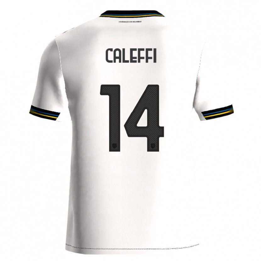 Danxen Mann Riccardo Caleffi #14 Hvit Svart Hjemmetrøye Drakt Trøye 2025/26 Skjorter T-Skjorte