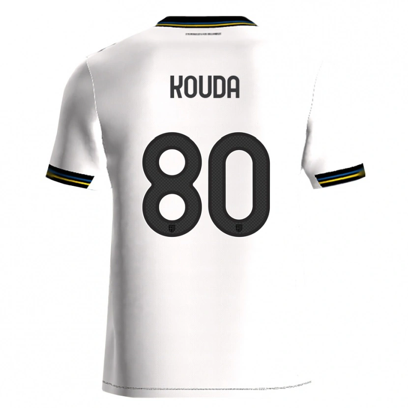 Danxen Mann Rachid Kouda #80 Hvit Svart Hjemmetrøye Drakt Trøye 2025/26 Skjorter T-Skjorte