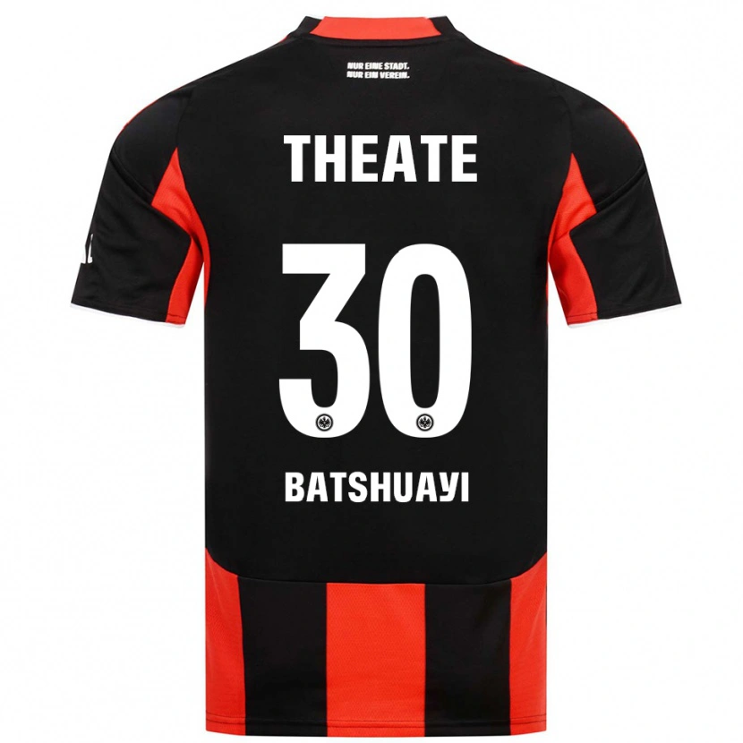 Danxen Mann Michy Batshuayi #30 Svart Rød Hjemmetrøye Drakt Trøye 2025/26 Skjorter T-Skjorte