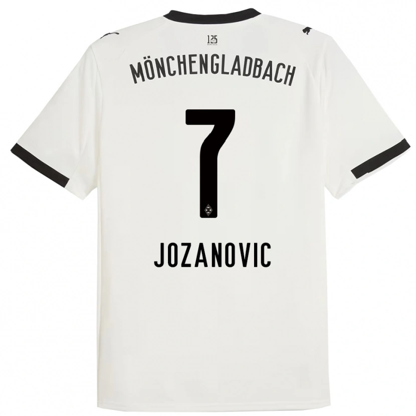 Danxen Mann Antonio Jozanovic #7 Hvit Svart Hjemmetrøye Drakt Trøye 2025/26 Skjorter T-Skjorte