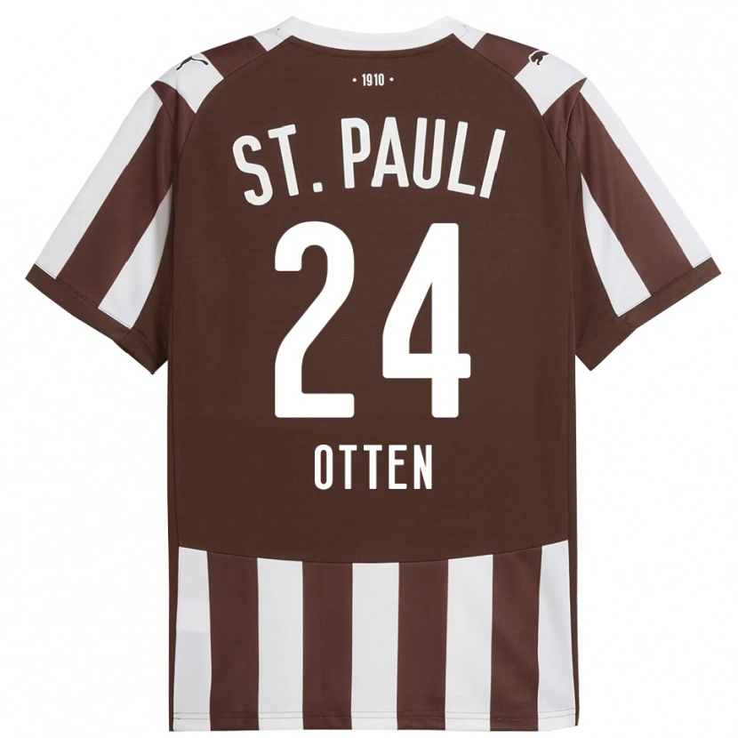 Danxen Mann Neo Otten #24 Kaffe Hvit Hjemmetrøye Drakt Trøye 2025/26 Skjorter T-Skjorte