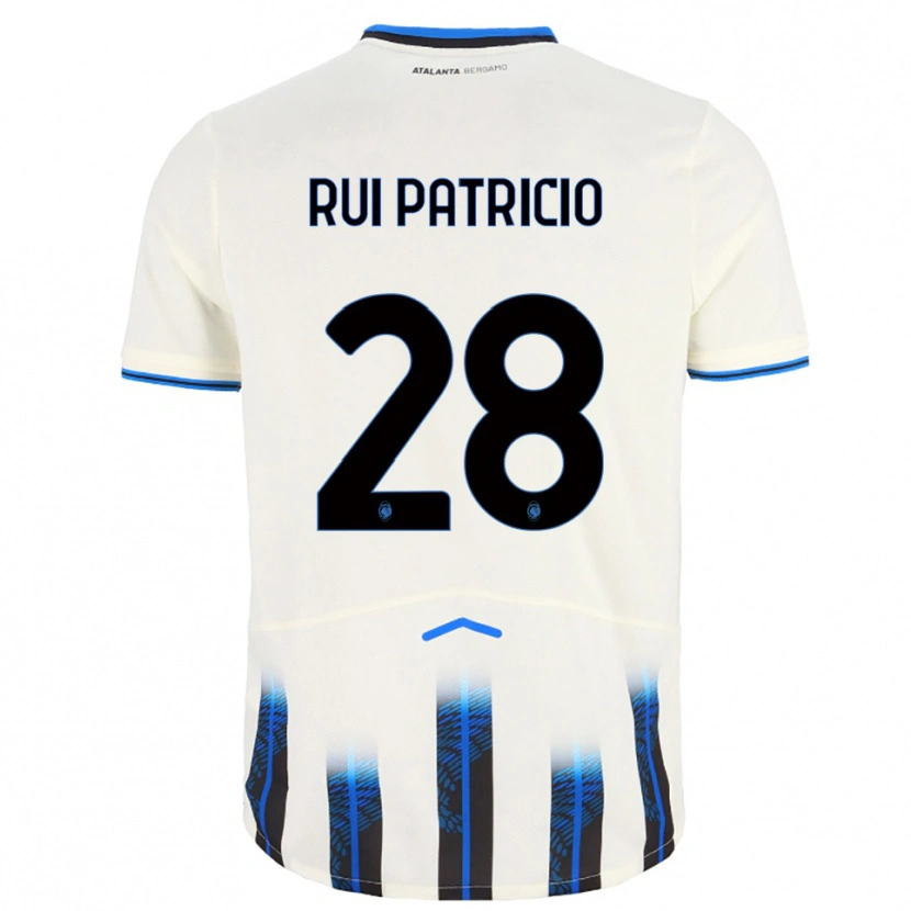 Danxen Mann Rui Patricio #28 Hvit Blå Bortetrøye Drakt Trøye 2025/26 Skjorter T-Skjorte