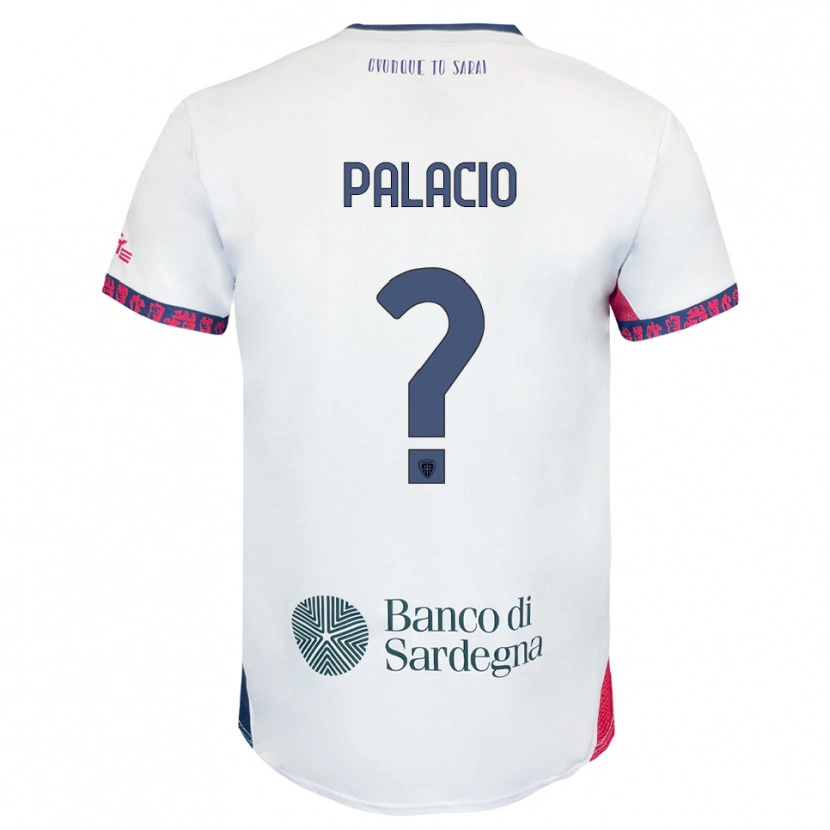 Danxen Mann Diego Palacio #0 Hvit Marineblå Rød Bortetrøye Drakt Trøye 2025/26 Skjorter T-Skjorte