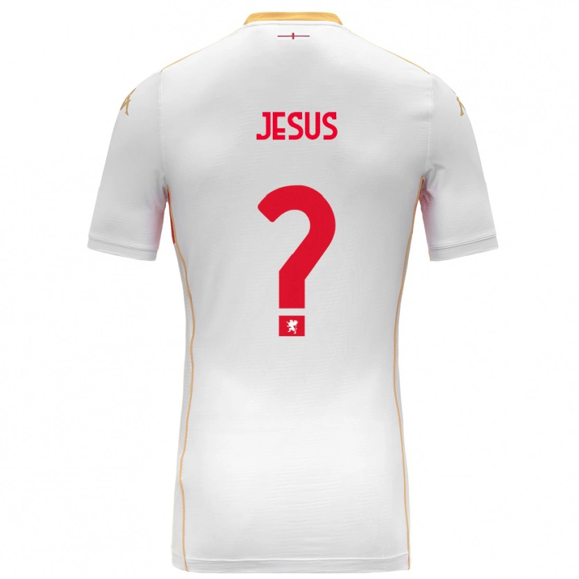 Danxen Mann Elton Jesus #0 Hvit Rød Bortetrøye Drakt Trøye 2025/26 Skjorter T-Skjorte