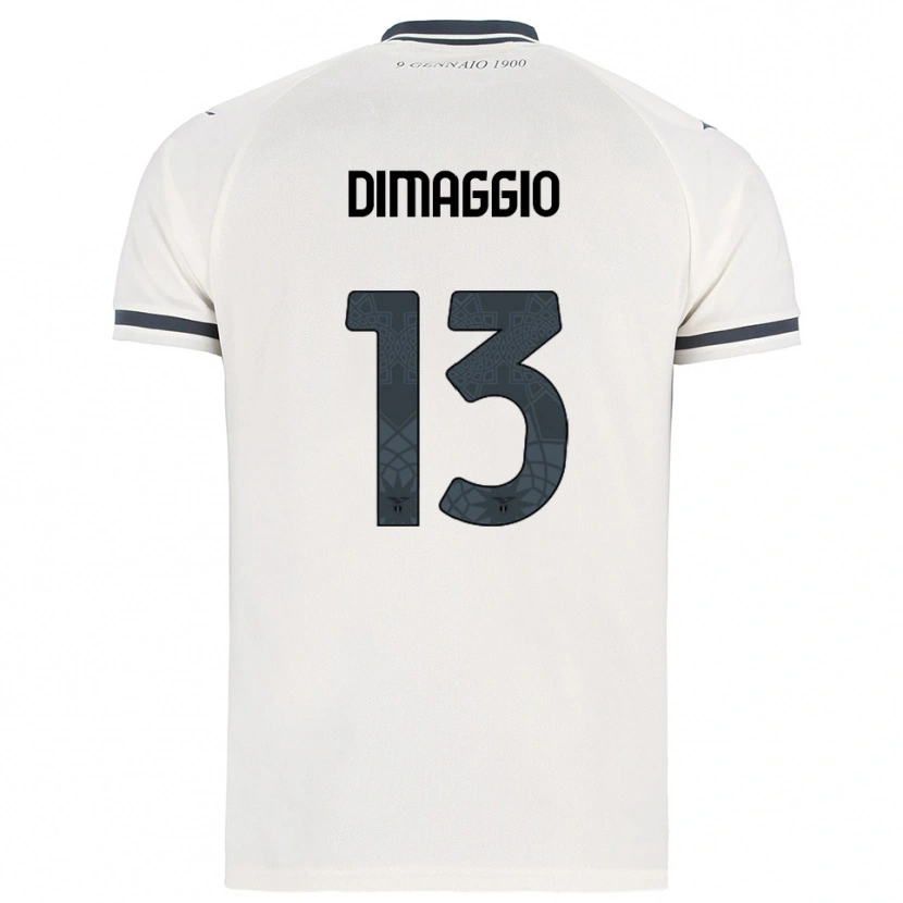 Danxen Mann Cosimo Dimaggio #13 Hvit Marineblå Bortetrøye Drakt Trøye 2025/26 Skjorter T-Skjorte