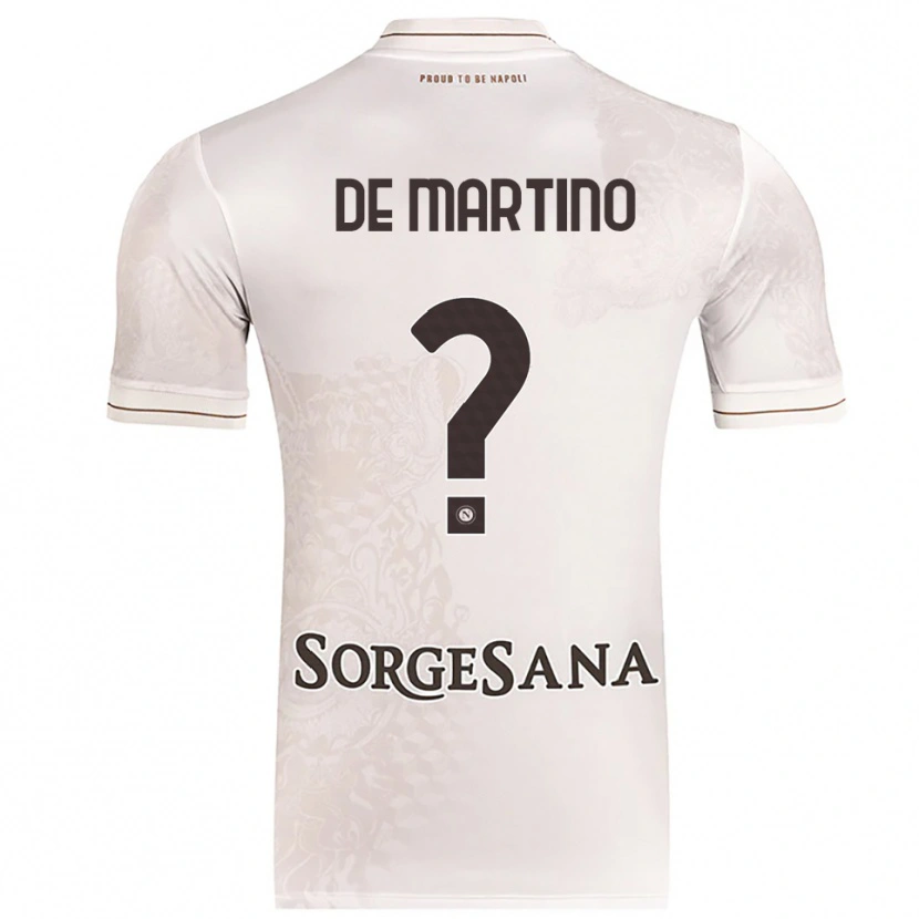 Danxen Mann Enrico Pio De Martino #0 Champagne Brun Bortetrøye Drakt Trøye 2025/26 Skjorter T-Skjorte