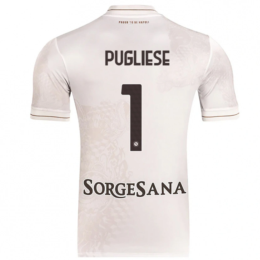 Danxen Mann Claudio Pugliese #1 Champagne Brun Bortetrøye Drakt Trøye 2025/26 Skjorter T-Skjorte
