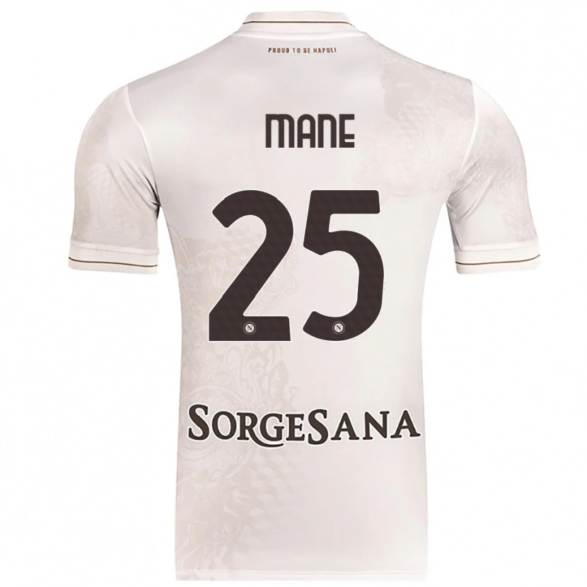 Danxen Mann Balla Mousa Mane #25 Champagne Brun Bortetrøye Drakt Trøye 2025/26 Skjorter T-Skjorte