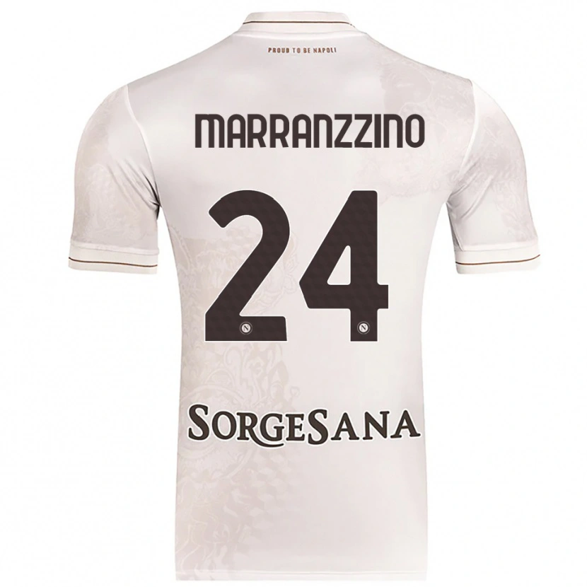 Danxen Mann Pasquale Marranzzino #24 Champagne Brun Bortetrøye Drakt Trøye 2025/26 Skjorter T-Skjorte
