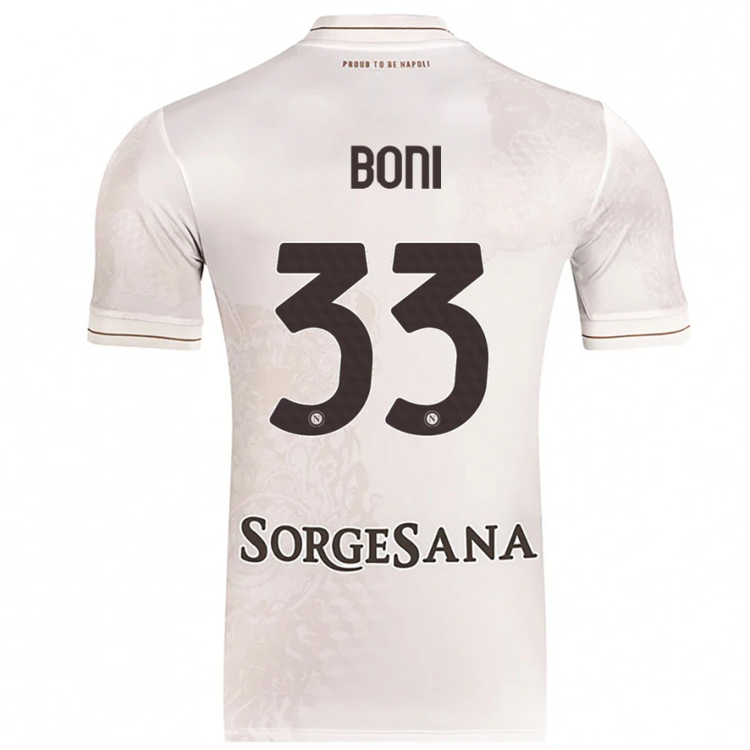 Danxen Mann Landry Boni #33 Champagne Brun Bortetrøye Drakt Trøye 2025/26 Skjorter T-Skjorte
