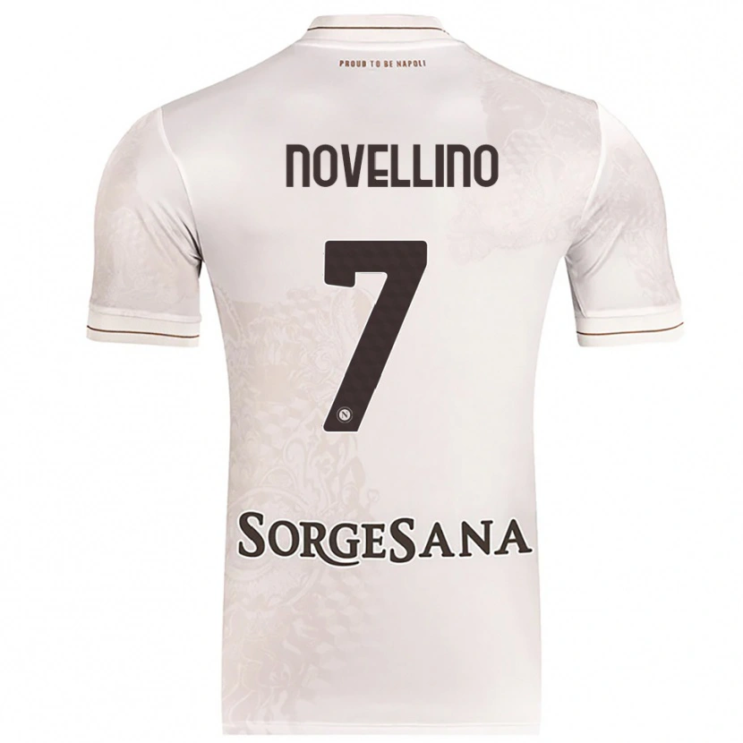 Danxen Mann Debora Novellino #7 Champagne Brun Bortetrøye Drakt Trøye 2025/26 Skjorter T-Skjorte