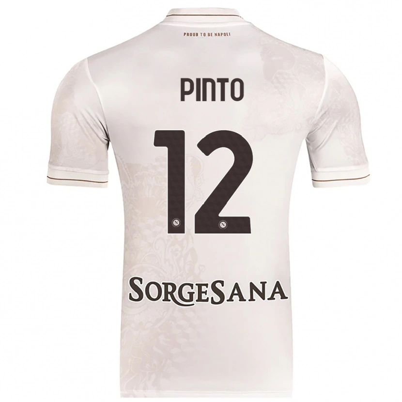 Danxen Mann Ciro Pinto #12 Champagne Brun Bortetrøye Drakt Trøye 2025/26 Skjorter T-Skjorte