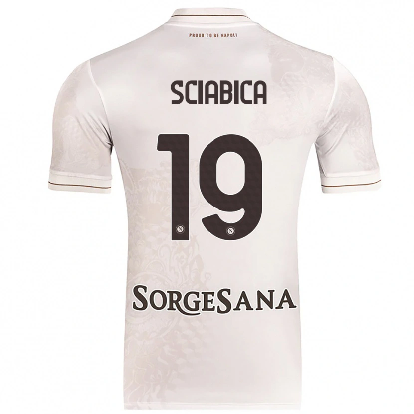 Danxen Mann Manuela Sciabica #19 Champagne Brun Bortetrøye Drakt Trøye 2025/26 Skjorter T-Skjorte