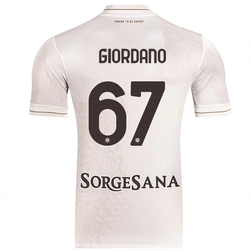 Danxen Mann Michela Giordano #67 Champagne Brun Bortetrøye Drakt Trøye 2025/26 Skjorter T-Skjorte