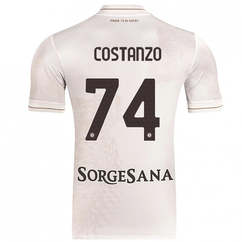 Danxen Mann Davide Costanzo #74 Champagne Brun Bortetrøye Drakt Trøye 2025/26 Skjorter T-Skjorte