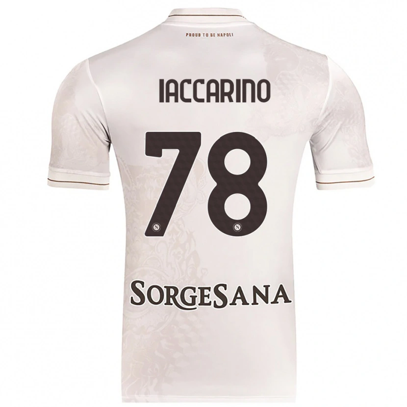 Danxen Mann Gennaro Iaccarino #78 Champagne Brun Bortetrøye Drakt Trøye 2025/26 Skjorter T-Skjorte