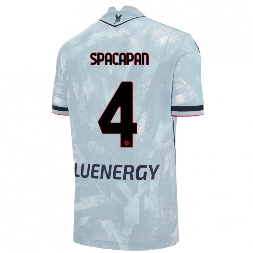 Danxen Mann Luka Spacapan #4 Lyseblå Svart Bortetrøye Drakt Trøye 2025/26 Skjorter T-Skjorte