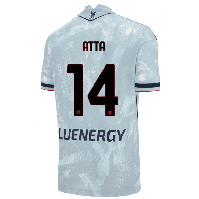 Danxen Mann Arthur Atta #14 Lyseblå Svart Bortetrøye Drakt Trøye 2025/26 Skjorter T-Skjorte