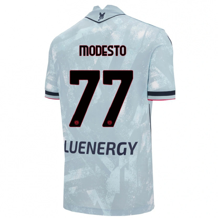 Danxen Mann Rui Modesto #77 Lyseblå Svart Bortetrøye Drakt Trøye 2025/26 Skjorter T-Skjorte