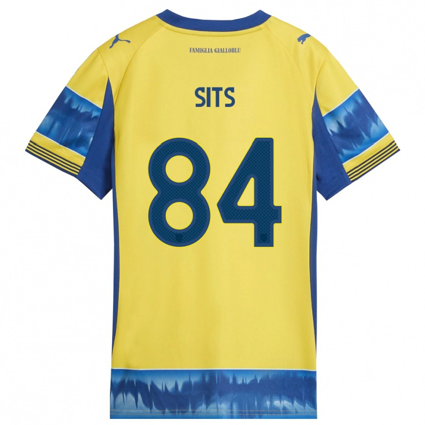 Danxen Mann Dario Sits #84 Gul Blå Bortetrøye Drakt Trøye 2025/26 Skjorter T-Skjorte