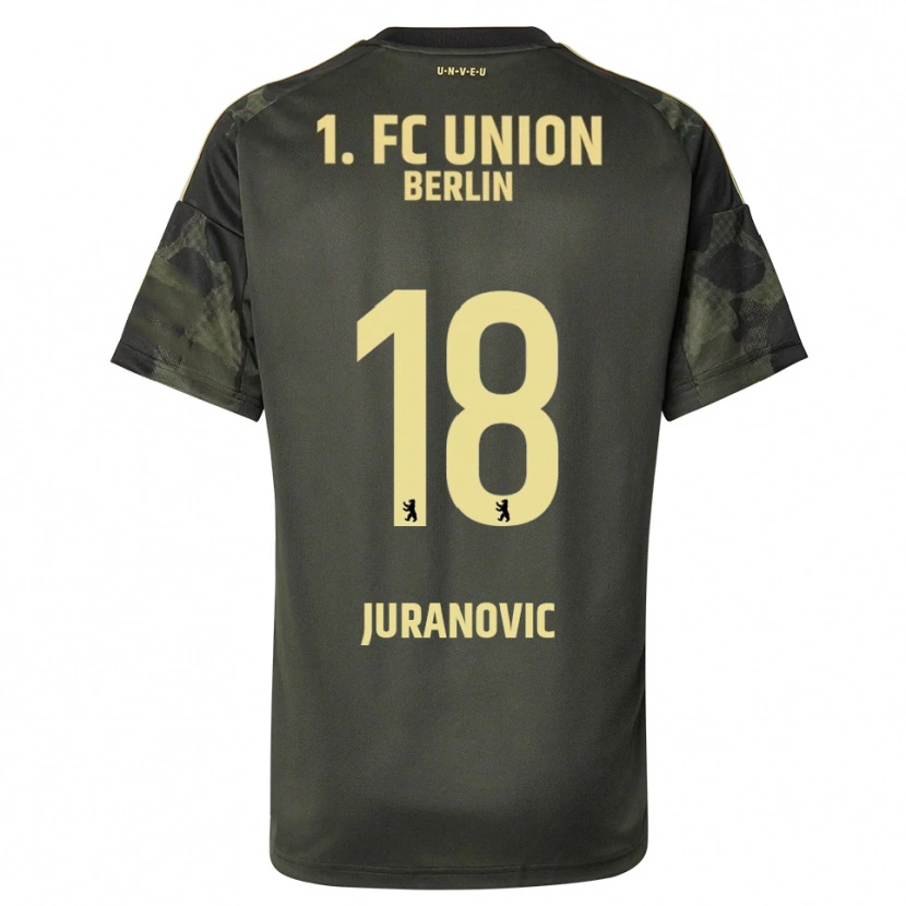 Danxen Mann Josip Juranovic #18 Mørkegrønn Svart Bortetrøye Drakt Trøye 2025/26 Skjorter T-Skjorte