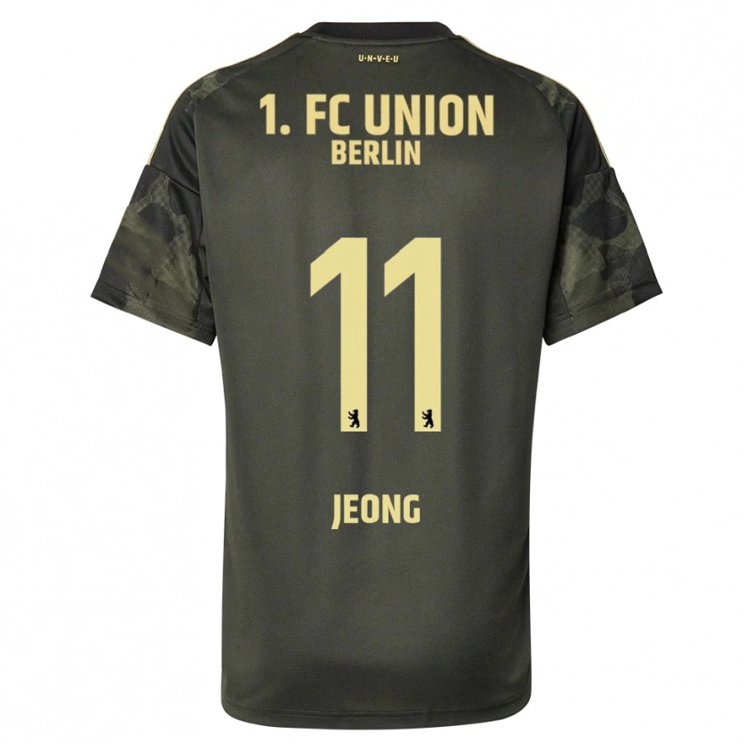 Danxen Mann Woo-Yeong Jeong #11 Mørkegrønn Svart Bortetrøye Drakt Trøye 2025/26 Skjorter T-Skjorte