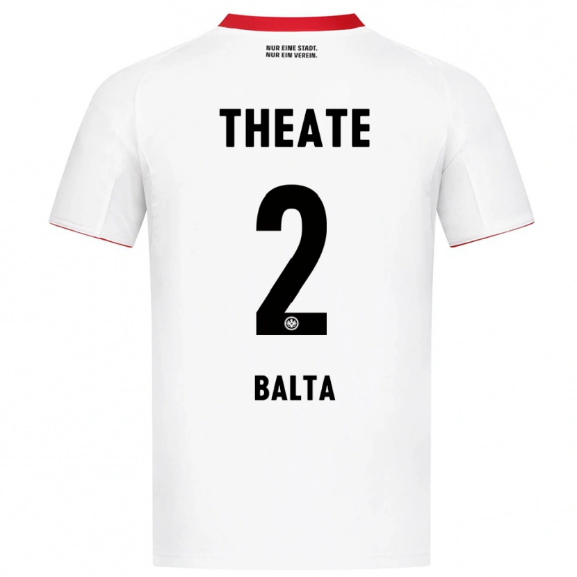Danxen Mann Sahin Balta #2 Hvit Rød Bortetrøye Drakt Trøye 2025/26 Skjorter T-Skjorte