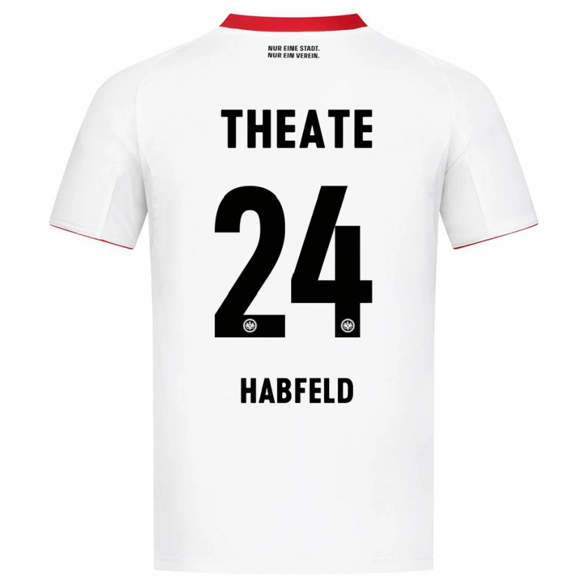 Danxen Mann Josef Haßfeld #24 Hvit Rød Bortetrøye Drakt Trøye 2025/26 Skjorter T-Skjorte