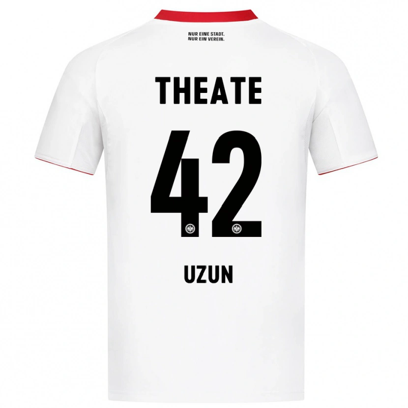 Danxen Mann Can Uzun #42 Hvit Rød Bortetrøye Drakt Trøye 2025/26 Skjorter T-Skjorte