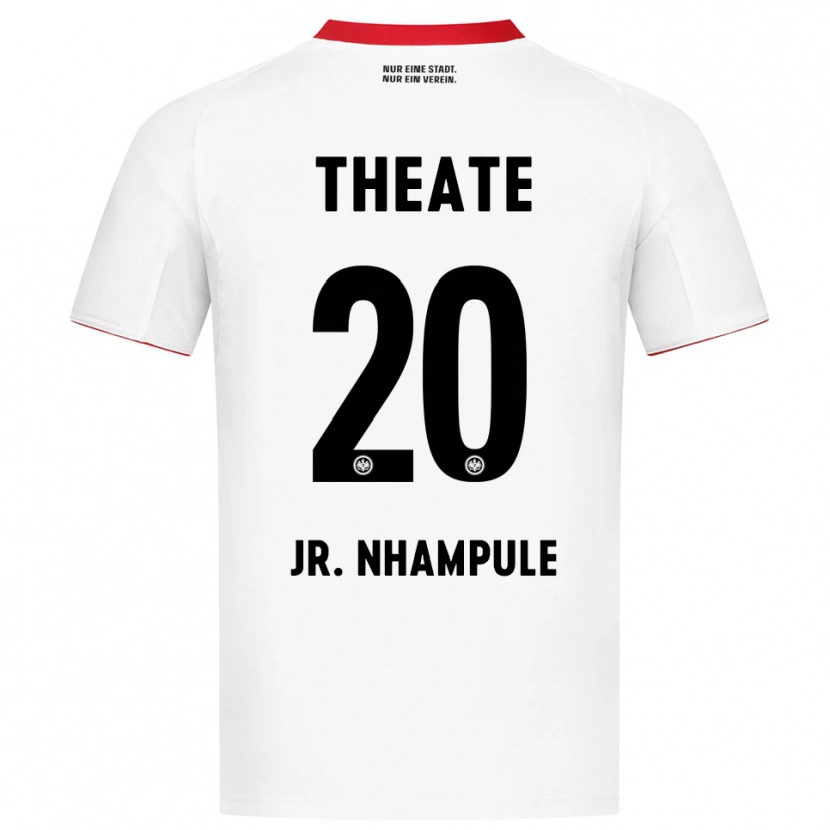 Danxen Mann Junior Nhampule #20 Hvit Rød Bortetrøye Drakt Trøye 2025/26 Skjorter T-Skjorte