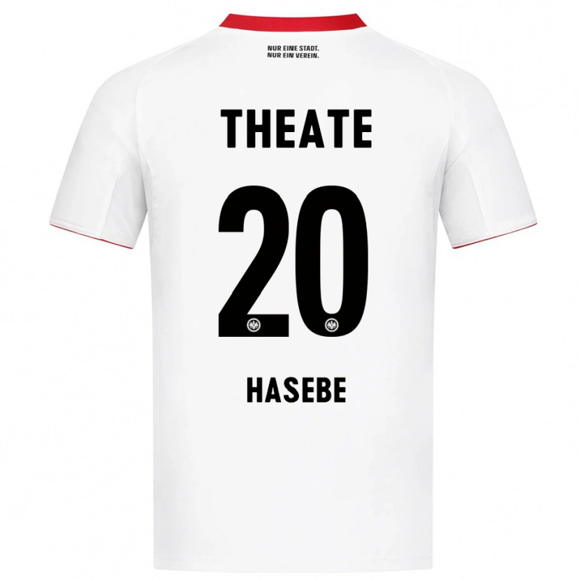 Danxen Mann Makoto Hasebe #20 Hvit Rød Bortetrøye Drakt Trøye 2025/26 Skjorter T-Skjorte