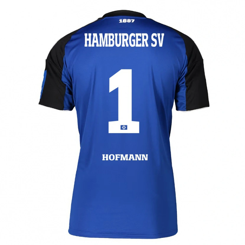 Danxen Mann Tobias Hofmann #1 Blå Svart Bortetrøye Drakt Trøye 2025/26 Skjorter T-Skjorte