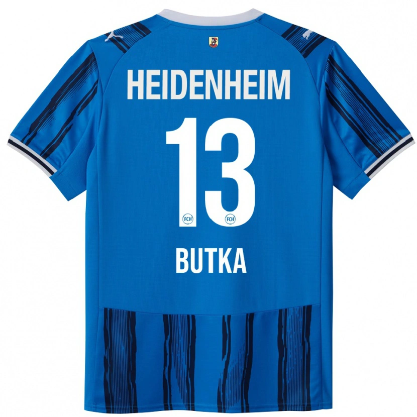 Danxen Mann Luka-Viktor Butka #13 Blå Marineblå Bortetrøye Drakt Trøye 2025/26 Skjorter T-Skjorte