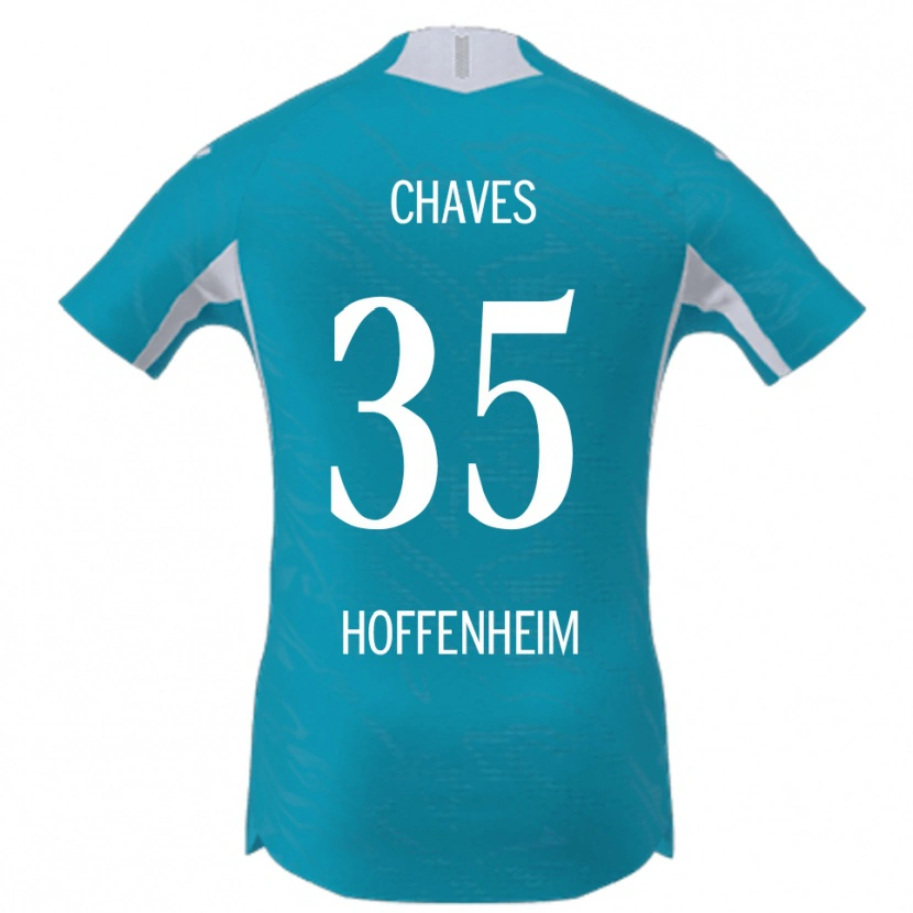 Danxen Mann Arthur Chaves #35 Lyseblå Bortetrøye Drakt Trøye 2025/26 Skjorter T-Skjorte