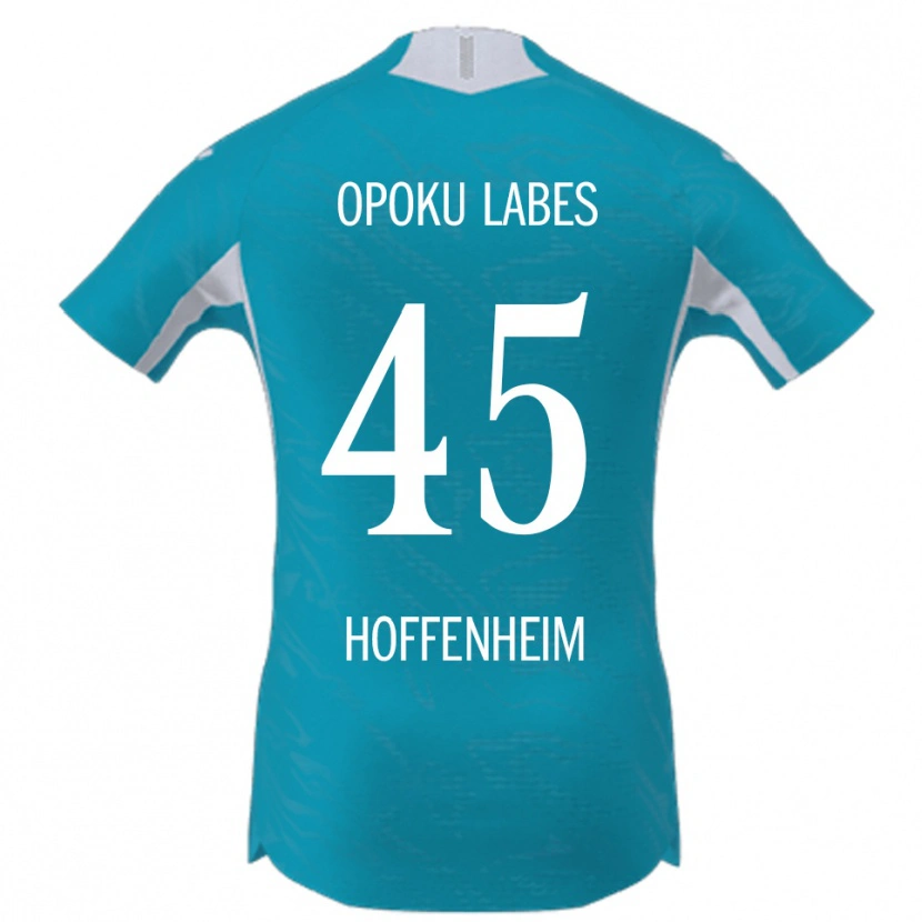 Danxen Mann Ben Opoku Labes #45 Lyseblå Bortetrøye Drakt Trøye 2025/26 Skjorter T-Skjorte