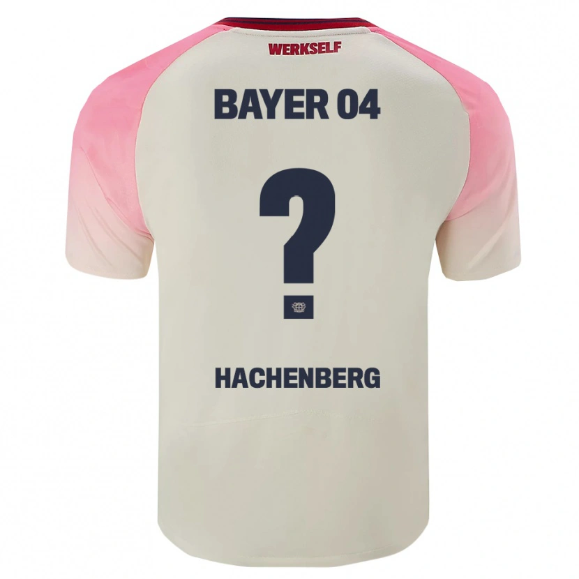 Danxen Mann Merlin Hachenberg #0 Rosa Off-White Bortetrøye Drakt Trøye 2025/26 Skjorter T-Skjorte