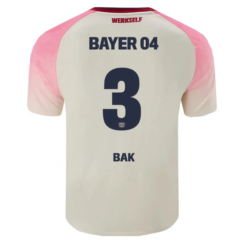 Danxen Mann Emre Bak #3 Rosa Off-White Bortetrøye Drakt Trøye 2025/26 Skjorter T-Skjorte