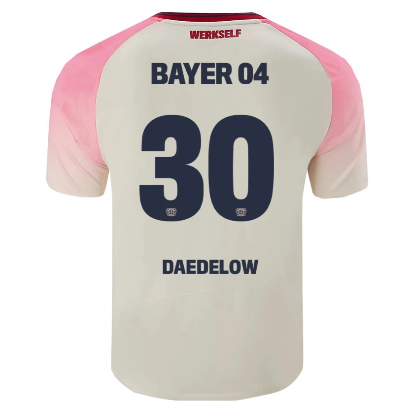 Danxen Mann Ida Daedelow #30 Rosa Off-White Bortetrøye Drakt Trøye 2025/26 Skjorter T-Skjorte