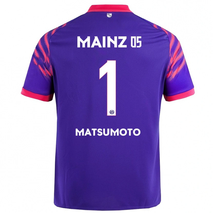 Danxen Mann Mamiko Matsumoto #1 Marineblå Rosa Bortetrøye Drakt Trøye 2025/26 Skjorter T-Skjorte