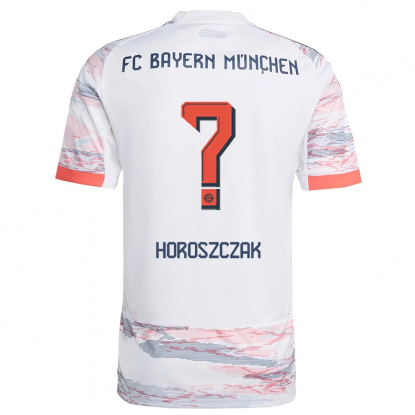 Danxen Mann Kuba Horoszczak #0 Hvit Grå Bortetrøye Drakt Trøye 2025/26 Skjorter T-Skjorte