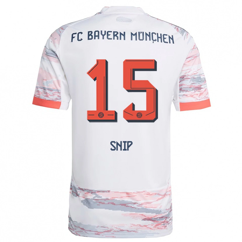 Danxen Mann Roy Snip #15 Hvit Grå Bortetrøye Drakt Trøye 2025/26 Skjorter T-Skjorte