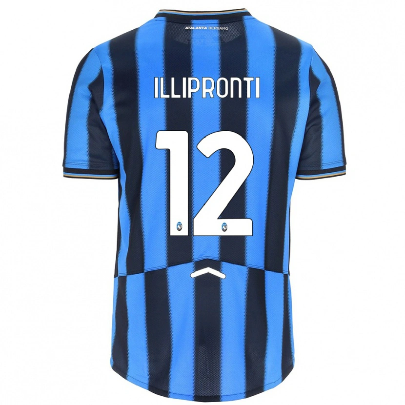Danxen Dame Filippo Illipronti #12 Lyseblå Svart Hjemmetrøye Drakt Trøye 2025/26 Skjorter T-Skjorte