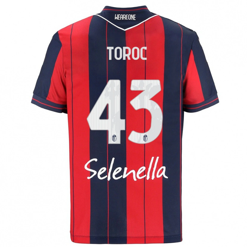 Danxen Dame Andrei Toroc #43 Rød Marineblå Hjemmetrøye Drakt Trøye 2025/26 Skjorter T-Skjorte