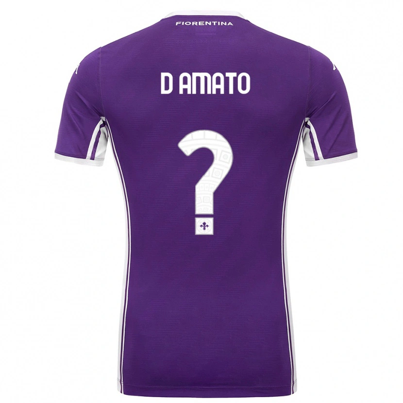 Danxen Dame Gabriele D'amato #0 Lilla Hvit Hjemmetrøye Drakt Trøye 2025/26 Skjorter T-Skjorte