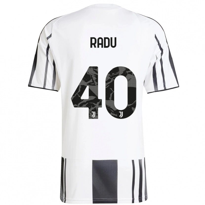 Danxen Dame Riccardo Radu #40 Hvit Svart Hjemmetrøye Drakt Trøye 2025/26 Skjorter T-Skjorte